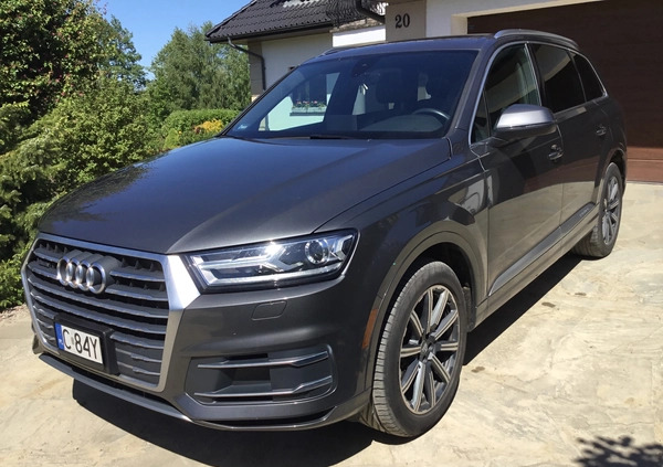 Audi Q7 cena 152000 przebieg: 72300, rok produkcji 2018 z Toruń małe 277